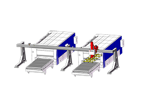 Gantry loading robot arm